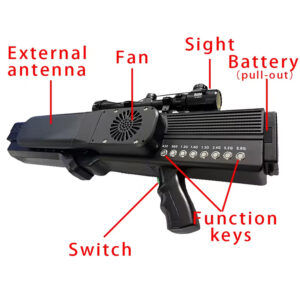 Portable Drone Signal Jammer Gun